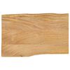 vidaXL Piano Tavolo 60x40x2,5 cm Bordi Vivi in Legno Massello di Mango