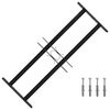 vidaXL Griglia di Sicurezza per Finestra 76 x 30 cm Acciaio zincato
