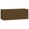vidaXL Contenitore Portaoggetti Ambra 89x36,5x33cm Legno Massello Pino