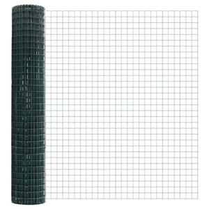 vidaXL Recinzione Euro con palo 10 x 1,6 m Acciaio rivestito in PVC