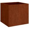 vidaXL Fioriere 2 pz 42x40x39 cm Acciaio Corten