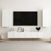 vidaXL Set Mobili Porta TV 5 pz Bianco in Legno Multistrato
