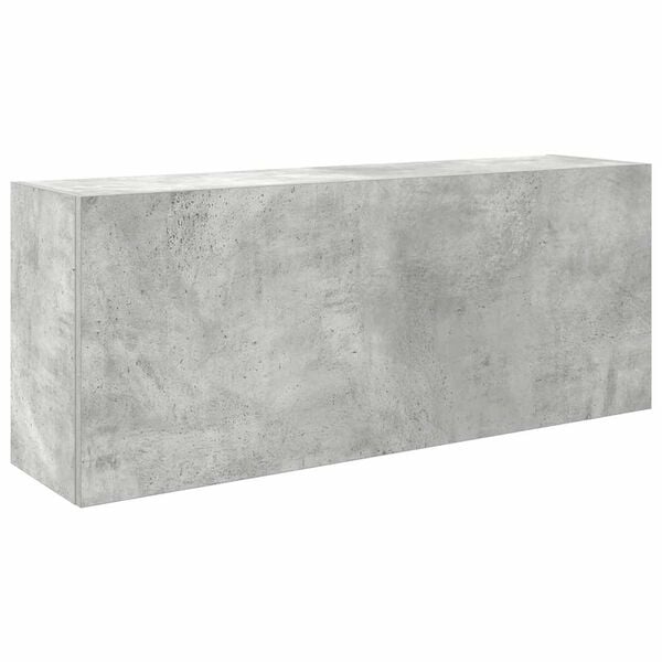 vidaXL Armadietto da Bagno Grigio Cemento 100x25x40 cm in Truciolato