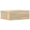 vidaXL Comodini Pensili 2pz Rovere Sonoma 40x30x15cm Legno Multistrato