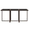 vidaXL Set da Pranzo da Giardino 7 pz con Cuscini Polyrattan Marrone