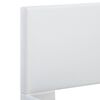 vidaXL Giroletto con LED Bianco in Similpelle 140x200 cm