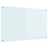 vidaXL Rivestimento da Cucina Bianco 100 x 60 cm vetro temperato