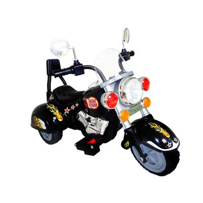 vidaXL Moto Elettrica Cavalcabile a Batteria per Bambini Nera