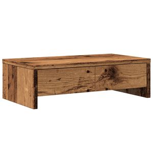 vidaXL Supporto Monitor con Cassetti Legno 50x27x15 cm in Truciolato