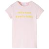 Maglietta da Bambina Rosa Tenue 92