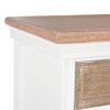vidaXL Credenza Bianca 60x30x80 cm in Legno Massello