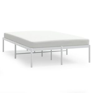 vidaXL Giroletto in Metallo Bianco 120x190 cm