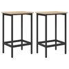 vidaXL Sgabello da bar 2 pz Rovere Sonoma 40 x 32 x 64 cm