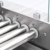 vidaXL Macchina a 5 Rulli per Hot Dog con Coperchio in Vetro 1000 W