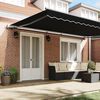 vidaXL Tenda Retrattile Nero 500 &times; 300 cm Tessuto e Alluminio