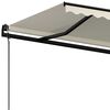 vidaXL Tenda da Sole Retrattile Automatica 450x300 cm Crema