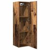 vidaXL Mobile Porta TV Legno Antico 30,5x30x110 cm Legno Multistrato