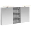 vidaXL Set di Armadi da Bagno 3 pz 140 x 14,5 x 70 cm