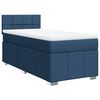 vidaXL Giroletto a Molle con Materasso Blu 80x200 cm inTessuto