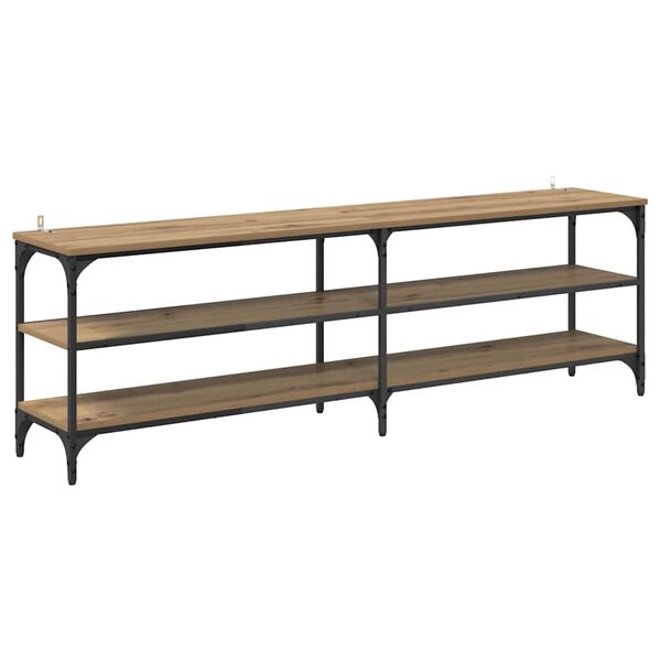 vidaXL Mobile TV Rovere artigianale 160 x 30 x 50 cm