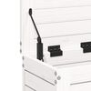 vidaXL Poggiapiedi da Giardino Bianco 62x31,5x52cm Legno Massello Pino