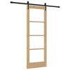 vidaXL Porta scorrevole Naturale 73,5 x 198,5 cm