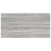 vidaXL Mensole Parete 4pz Grigio Sonoma 60x30x1,5cm Legno Multistrato