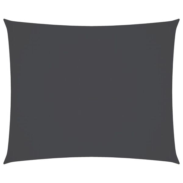 vidaXL Parasole a Vela Oxford Rettangolare 3,5x4,5 m Antracite