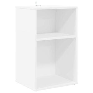 vidaXL Mobile porta vinili Bianco 38 x 33 x 61 cm Legno ingegnerizzato