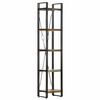 vidaXL Libreria a 5 Ripiani 40x30x180cm in Massello di Recupero