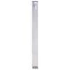 vidaXL Colonna d'Acqua da Giardino 100 cm Acciaio Inox Quadrato