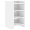vidaXL Credenza Bianca 45x35x75 cm in Legno Multistrato