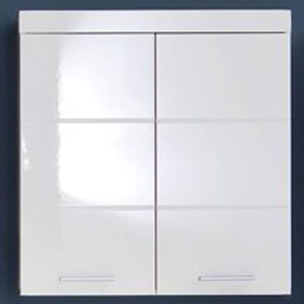 Trendteam Armadietto da Parete Bagno Amanda Bianco