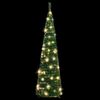 vidaXL Albero di Natale Artificiale Pop-up con 50 LED Verde 120 cm