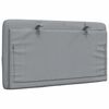 vidaXL Cuscino Testiera Grigio Chiaro 80 cm in Tessuto