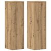 vidaXL Supporti per Piante 2 pz Rovere 25x25x80 cm in Multistrato