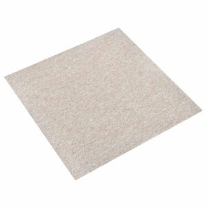 vidaXL Tappeto 20 pcs Beige chiaro 50 x 50 cm 100% Polipropilene