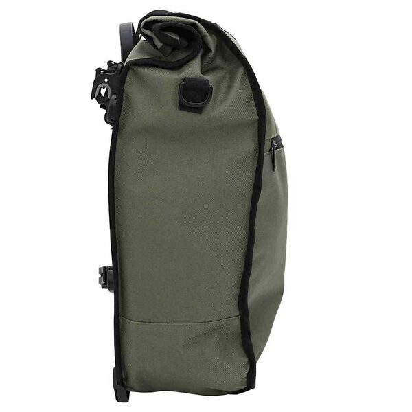 vidaXL Borsa per biciclette Oliver verde 34 x 16 x 59 cm Poliestere