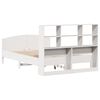vidaXL Letto Libreria senza Materasso Bianco 140x190 cm Legno di Pino