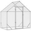vidaXL Gabbia per polli Argento 170 x 100 x 177 cm Acciaio zincato