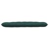 vidaXL Cuscino per Schiena Verde Scuro 160 x 19 x 50 cm Tessuto