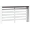 vidaXL Copertura Termosifone Bianca 149x20x82 cm Legno Multistrato