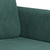 vidaXL Poltrona Verde Scuro 60 cm Velluto