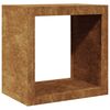 vidaXL Portalegna 60x40x60 cm in Acciaio Corten