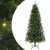 vidaXL Albero di Natale artificiale con 300 LED Verde 240 cm PE e PVC