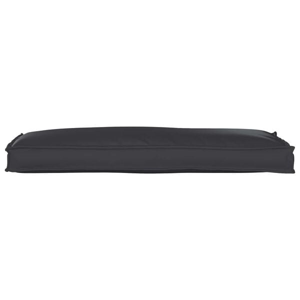 vidaXL Cuscino Nero 110 x 40 x 8 cm Tessuto Oxford