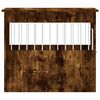 vidaXL Gabbia Cani da Arredamento Rovere Fumo 55x80x68cm Multistrato