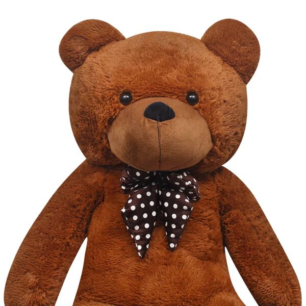 vidaXL Orsacchiotto di Peluche Marrone 242 cm