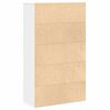 vidaXL Libreria Bianca 60x24x101,5 cm in Legno Multistrato