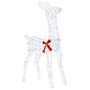 vidaXL Renna di Natale 3D LOVIISA 110 LED Bianco freddo
